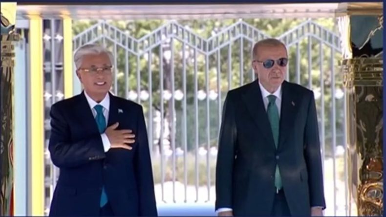 Kazakistan Cumhurbaşkanı Ankara'ya Ziyaret Gerçekleştirdi