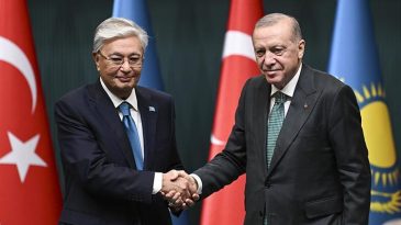 Kazakistan Cumhurbaşkanı Tokayev'den Cumhurbaşkanı Erdoğan&rsquo;a Teşekk&uuml;r Mesajı