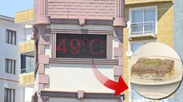 Kentte &Ouml;ğle Saatlerinde Hayat Durdu! Hava Sıcaklığı 49 Dereceye &Ccedil;ıktı | Vatandaş Sıcaktan Korunmanın Yolunu Buldu