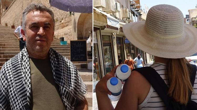 Kentte Sıcak Hava Hayatı Durma Noktasına Getirdi! 'Dondurma Yesek de Fayda Etmiyor, Böylesini Görmedim'