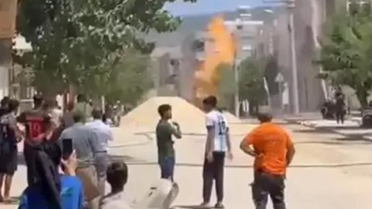 Kilis'te Doğalgaz Borusu Patladı! Mahallede Panik Havası