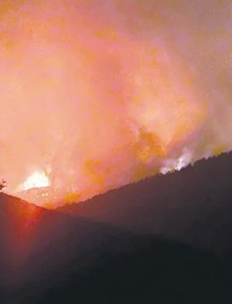 Konya’da yangın Isparta sınırına dayandı