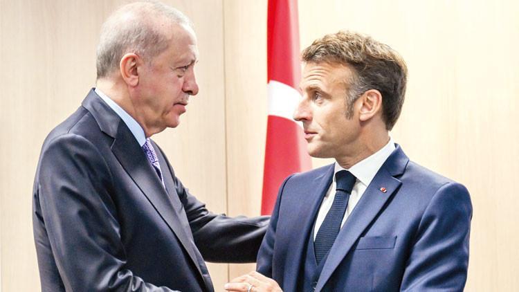Macron ile Gazze Üzerine Görüşme