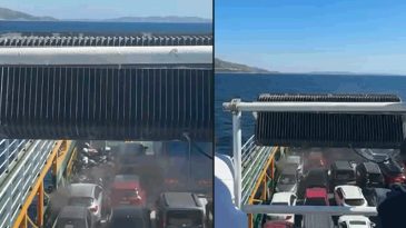 Marmara Adası A&ccedil;ıklarında Feribotta Yangın: 200 Yolcu Tahliye Ediliyor