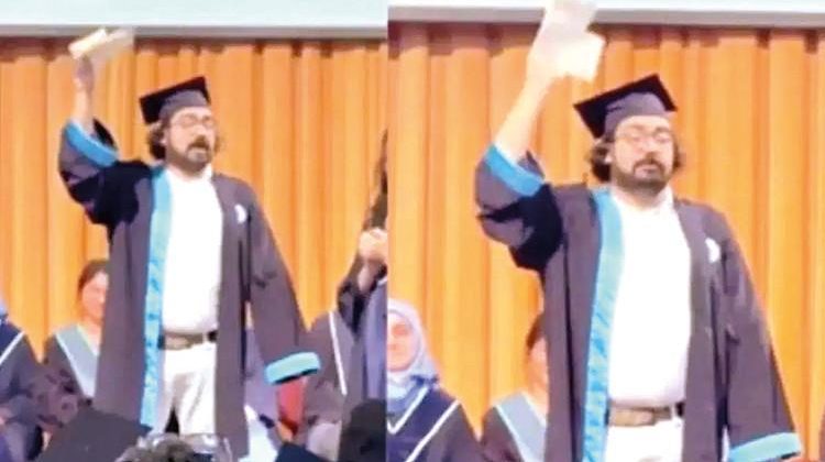 Mezuniyet Töreninde Diploma Yırtan Öğrenciye Soruşturma Açıldı