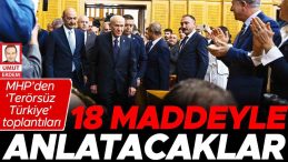 MHP'nin ‘Terörsüz Türkiye’ Buluşmaları Başlıyor