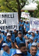 Milaslı Muhtarlar ve TES-İŞ&rsquo;ten Maden Yasasına Destek: 'K&ouml;ylerimiz ve zeytinlerimiz yok olmayacak'
