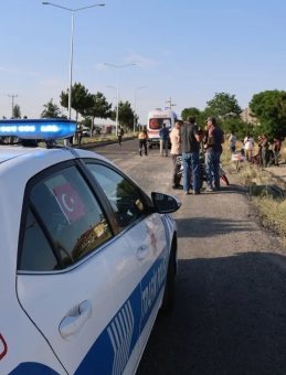 Nevşehir’de Tarım İşçilerini Taşıyan Minibüs Takla Attı! 9 Yaralı