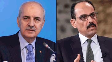 Numan Kurtulmuş ve İbrahim Kalın G&ouml;r&uuml;şmeye Başladı