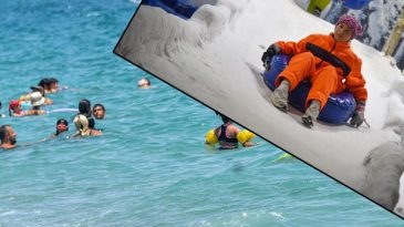 Onlar eksi 2 dereceyi yaşıyor! 'Dışarıda lavın i&ccedil;indeymişiz gibi ama burada hava &ccedil;ok serin'
