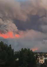 Orman Yangınına Hava ve Karadan Yoğun M&uuml;dahale