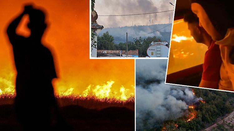 Orman Yangınlarıyla Mücadele | Tekirdağ'daki Yangın Çanakkale'ye Ulaştı