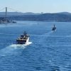 Oruç Reis Gemisi İstanbul Boğazı’nda