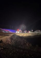 Otomobilde Heyelan ve Sele Kapılan 2 Kişi Kurtarıldı