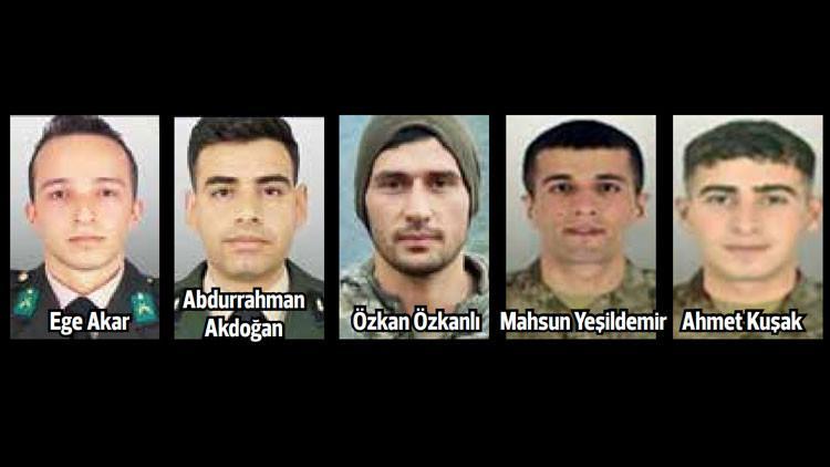 Pençe-Kilit’ten Üzücü Gelişme: Metan Gazından 5 Asker Şehit Oldu