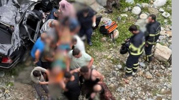 Rize'de Feci Kaza! &Ouml;l&uuml; ve Yaralılar Var