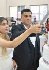 Roman &Ccedil;iftlere D&uuml;ğ&uuml;n Havasında Toplu Nikah T&ouml;reni Yapıldı