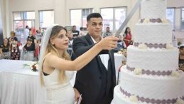 Roman Çiftlere Düğün Havasında Toplu Nikah Töreni Yapıldı