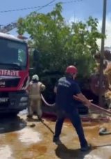 Saman Balyaları Alev Alev Yandı