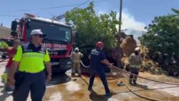 Saman Balyaları Alev Alev Yandı