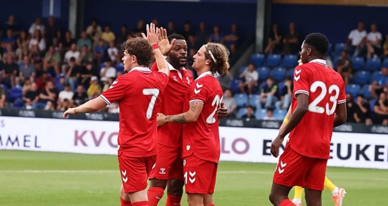 Samsunspor, hazırlık maçında Telstar ile 3-3 berabere kaldı