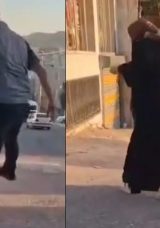 Şanlıurfa'da Koca Dehşeti: Eşini Sokak Ortasında D&ouml;vd&uuml;!