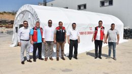 Şarköy’de Yangınzedelere Çadır Yardımı Yapıldı