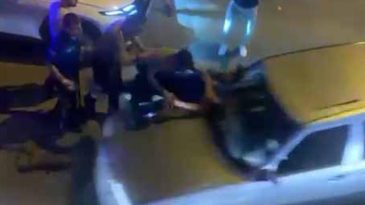 Şehir Eşkıyası Dehşet Sa&ccedil;tı: Polise ve Bek&ccedil;iye &Ccedil;arpıp Ka&ccedil;tı