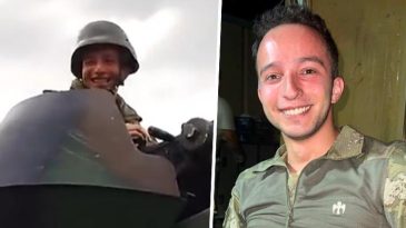 Şehit &uuml;steğmenin ortaya &ccedil;ıkan g&ouml;r&uuml;nt&uuml;s&uuml; g&uuml;ndem oldu… Tek kelimelik cevabı y&uuml;rekleri yaktı