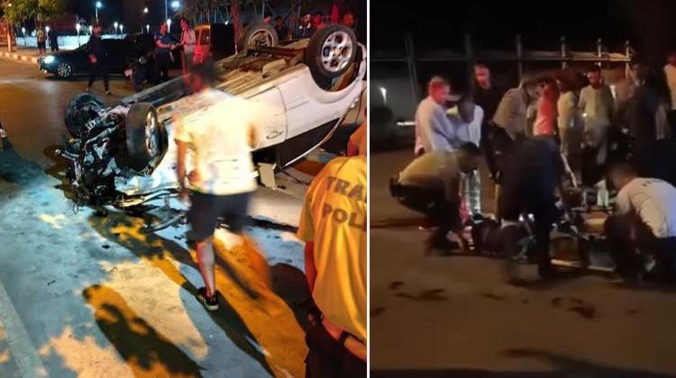 Siirt'te Korkunç Kaza! Otomobil Takla Attı, Park Halindeki Araca Çarptı: 5 Yaralı