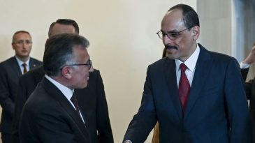 SON DAKİKA | AK Parti Grup Başkanı G&uuml;ler MİT Başkanı Kalın'ı Kabul Etti