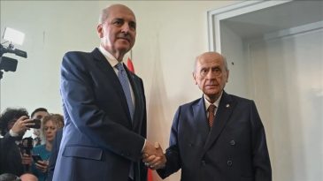 SON DAKİKA | TBMM Başkanı Numan Kurtulmuş Devlet Bah&ccedil;eli'yi ziyaret etti