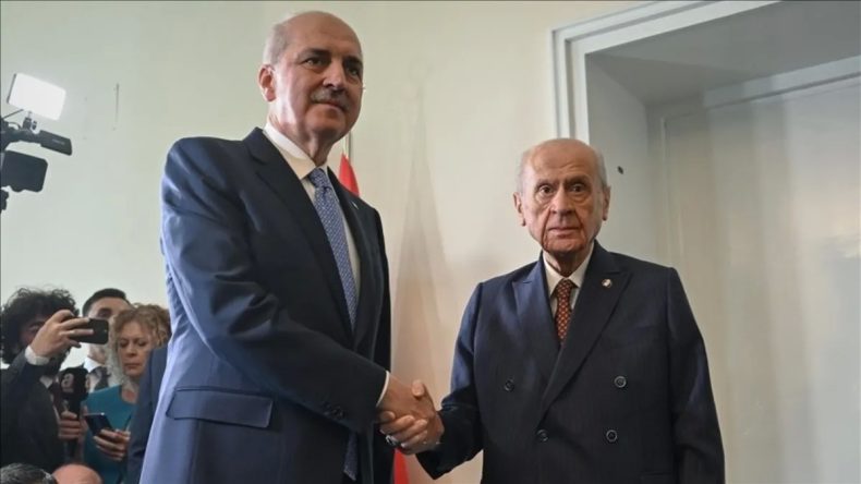 SON DAKİKA | TBMM Başkanı Numan Kurtulmuş Devlet Bahçeli'yi ziyaret etti