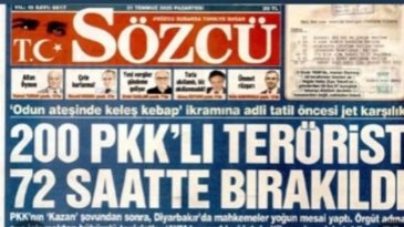 S&ouml;zc&uuml; Gazetesi'nin Haberi Yanlış &Ccedil;ıktı!