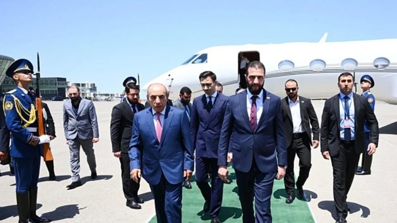Suriye Cumhurbaşkanı Şara, Azerbaycan'da