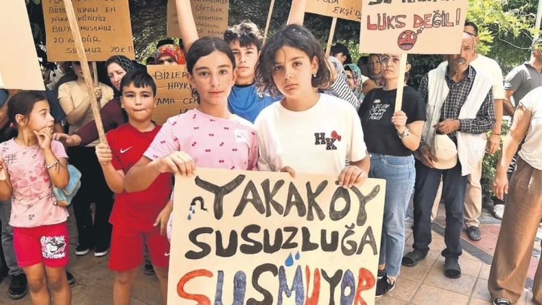 Suyumuzu verin delirtmeyin bizi