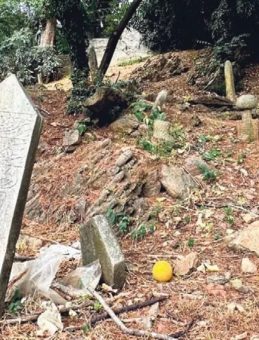 Tarihi Güzelce Hisar Mezarlığı Kaderine Terk Edildi