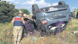 Tarla Yolunda Korkunç Kaza