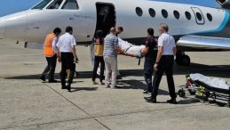 Tayland'dan İngiltere'ye nakledilen hastaya Trabzon'da oksijen ikmali yapıldı