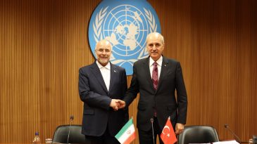 TBMM Başkanı Kurtulmuş, İran Meclis Başkanı Kalibaf ile g&ouml;r&uuml;şt&uuml;