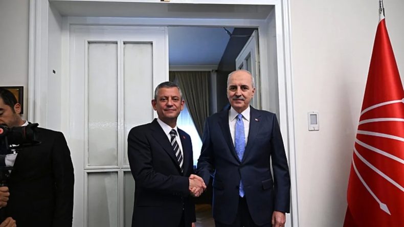 TBMM Başkanı Numan Kurtulmuş, Özgür Özel'i Ziyaret Etti