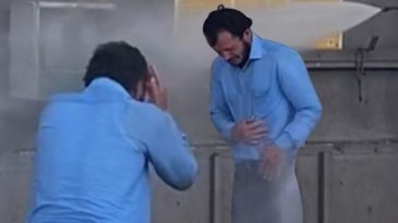 Tokatlı Vatandaşın İlgin&ccedil; Serinleme Y&ouml;ntemi: &Ccedil;evredekiler Şaşkınlıkla İzledi