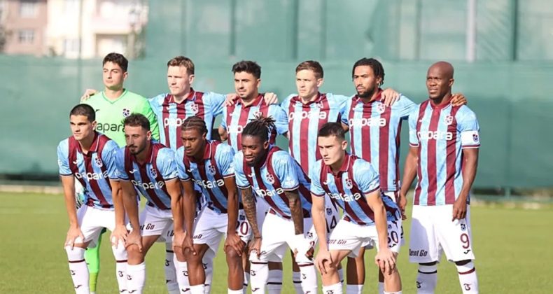 Trabzonspor'dan 3 Gollü Hazırlık Maçı