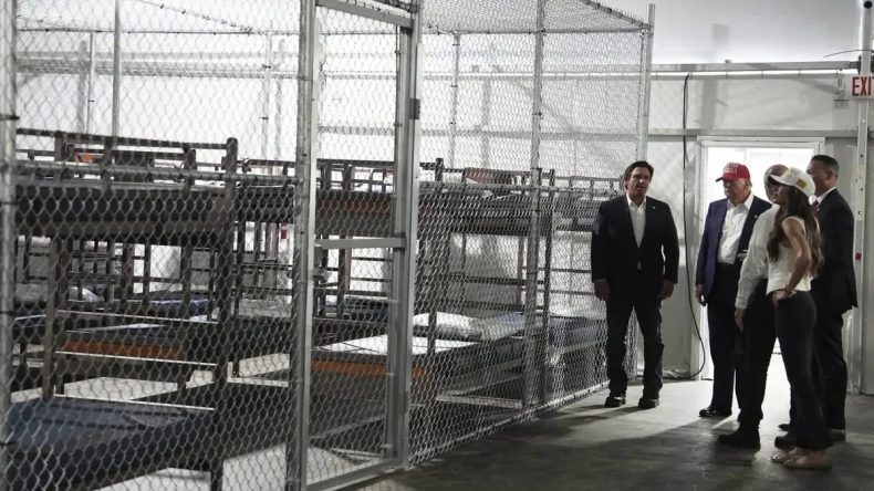 Trump Hapishane Ziyareti: En Tehlikeli Göçmenlerle Yüz Yüze