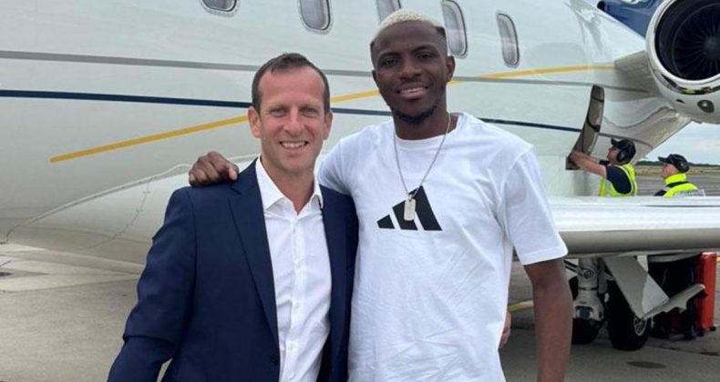 Türk Futbol Tarihinin En Büyük Transferi İstanbul'a Geliyor! Taraftar Victor Osimhen'i Karşılıyor
