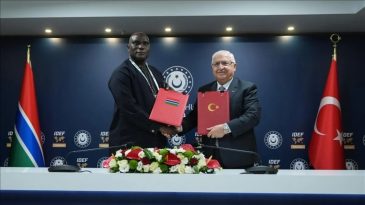 T&uuml;rkiye ve Gambiya Arasında Askeri ile Mali İşbirliği Protokol&uuml; İmzalandı