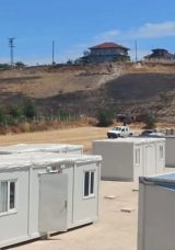 Yangın B&ouml;lgesindeki Yaralar Hızla Sarılıyor: İki Noktada Konteyner Kentler Kurulmaya Başlandı