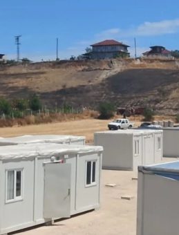 Yangın Bölgesindeki Yaralar Hızla Sarılıyor: İki Noktada Konteyner Kentler Kurulmaya Başlandı
