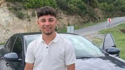 Yarış sırasında kamyonete çarpma kazası