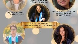 YKS’de Muğla İl Birincileri Fethiye’den